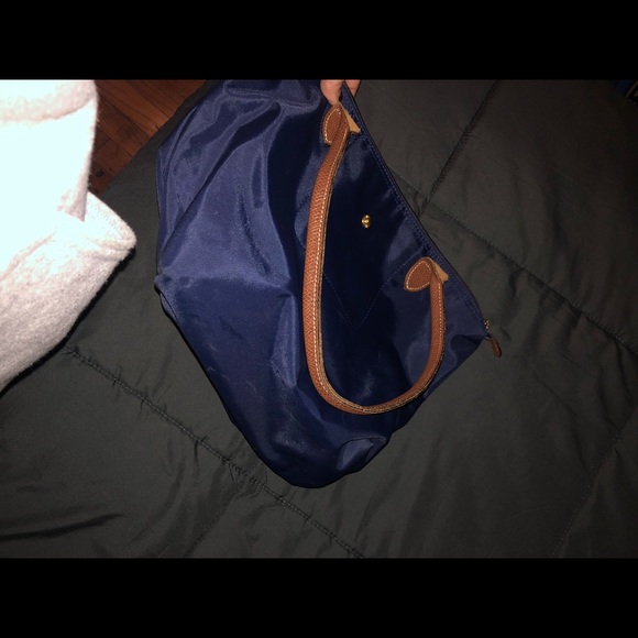 Navy Long Champ Small Bag - Picture 5 of 7